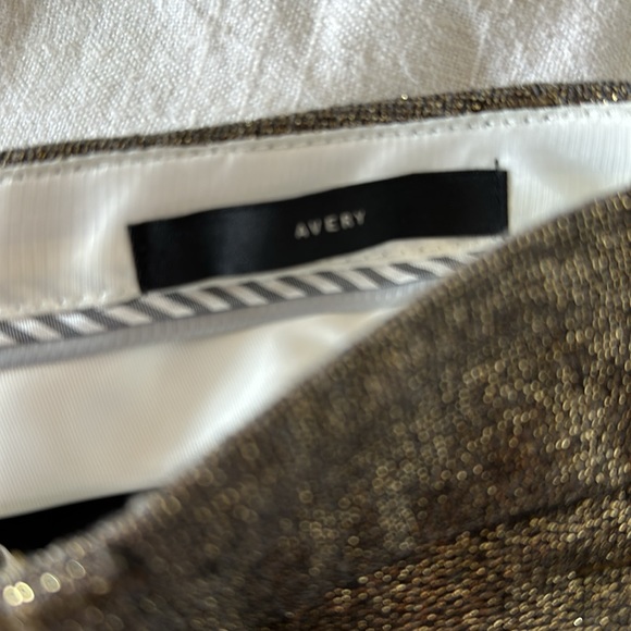 Gold shiny crop pants - Picture 4 of 4